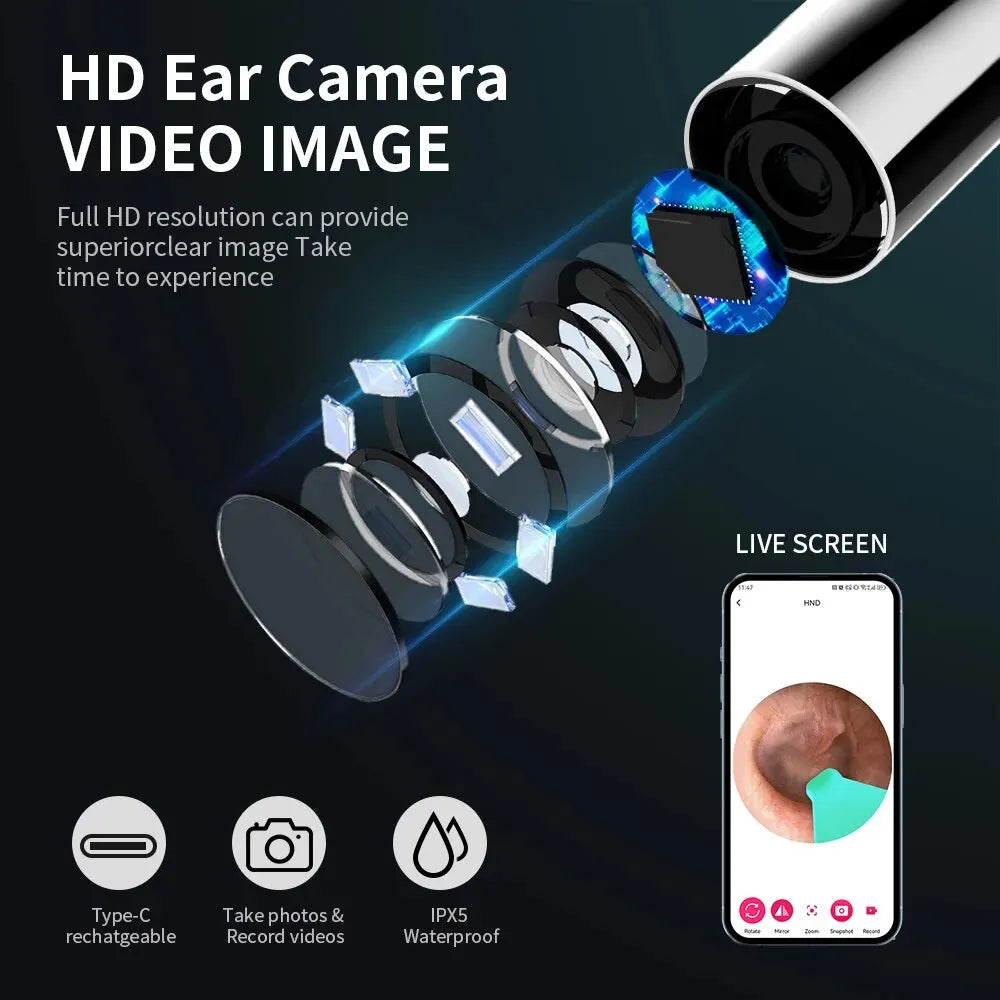 Wireless Ear Cleaner With Camera